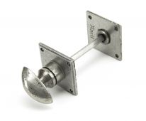 18336 From The Anvil Pewter Diamond Bathroom Thumbturn