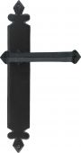 33173 From The Anvil Black Tudor Lever Latch Set