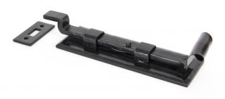 33016 From The Anvil Black 6" Cranked Door Bolt