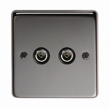 Click Here To Enlarge This Photo Of 34230 From The Anvil BN Double TV Socket