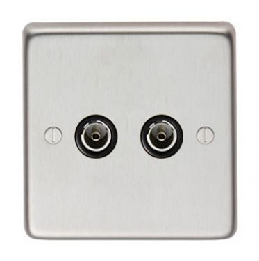 Click Here To Enlarge This Photo Of 34230/1 From The Anvil SSS Double TV Socket