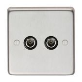 34230/1 From The Anvil SSS Double TV Socket