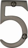 C1567 5-MB Heritage Brass Numeral 5 Face Fix 51mm (2") Matt Bronze Finish