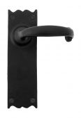 73107 From The Anvil Black Cottage Lever Latch Set