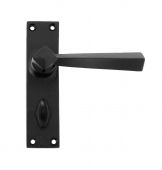 73111 From The Anvil Black Straight Lever Bathroom Set
