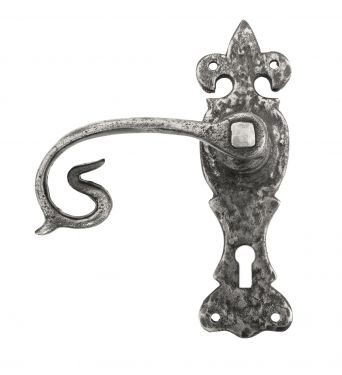 Click Here To Enlarge This Photo Of 83500 From The Anvil Natural Textured Curly Lever Lock Set