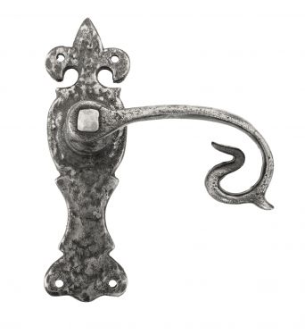 Click Here To Enlarge This Photo Of 83501 From The Anvil Natural Textured Curly Lever Latch Set