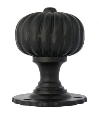 Click Here To Enlarge This Photo Of 83560 From The Anvil Black Flower Mortice Knob Set
