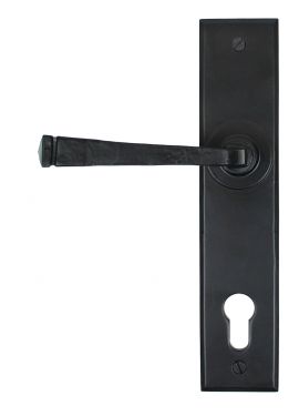 Click Here To Enlarge This Photo Of 33123 From The Anvil Black Avon Lever Espag. Lock Set  - 92mm Centres - 215mm Screw Centres
