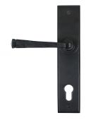 33123 From The Anvil Black Avon Lever Espag. Lock Set  - 92mm Centres - 215mm Screw Centres