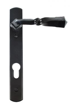 Click Here To Enlarge This Photo Of 33119 From The Anvil Black Narrow Lever Espag. Lock Set  - 92mm Centres - 123mm Screw Centres