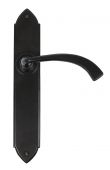 33137 From The Anvil Black Gothic Curved Sprung Lever Latch Set