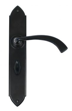 Click Here To Enlarge This Photo Of 33138 From The Anvil Black Gothic Curved Sprung Lever Bathroom Set