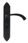 33138 From The Anvil Black Gothic Curved Sprung Lever Bathroom Set