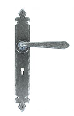 Click Here To Enlarge This Photo Of 33730 From The Anvil Pewter Cromwell Sprung Lever Lock Set