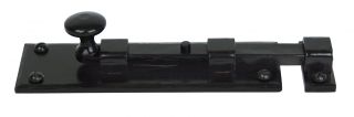 33980 From The Anvil Black 6'' Straight Knob Bolt