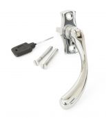 20415L From The Anvil Polished Chrome Peardrop Espagnolette - LH