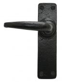 33317 From The Anvil Black Smooth Lever Latch Set