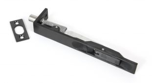 90266 From The Anvil Black PVD Stainless Steel 6'' Flush Bolt