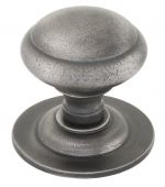 83505 From The Anvil Antique Pewter Centre Door Knob 73mm