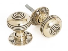 83857 From The Anvil Aged Brass Prestbury Mortice/Rim Knob Set - 50mm