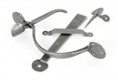 Click Here To Enlarge This Photo Of 33763 From The Anvil Pewter Heavy Bean Thumblatch