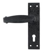 73217M From The Anvil Black Lever Lock Set