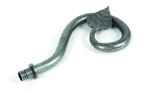 Click Here To Enlarge This Photo Of 33733 From The Anvil Pewter Leaf Curtain Finial