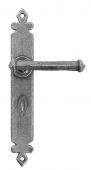33802 From The Anvil Pewter Tudor Lever Bathroom Set