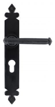 Click Here To Enlarge This Photo Of 33827 From The Anvil Black Tudor Euro Lever Lock 47mm Centre
