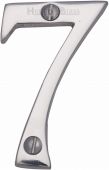 C1567 7-PC Heritage Brass Numeral 7 Face Fix 51mm (2") Polished Chrome Finish