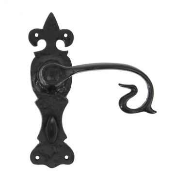 Click Here To Enlarge This Photo Of 83695 From The Anvil Black Curly Lever Bathroom Set