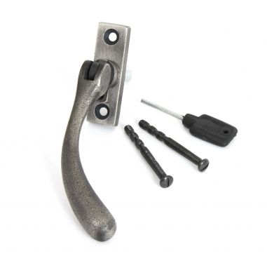 Click Here To Enlarge This Photo Of 33334 From The Anvil Antique Pewter Slim Peardrop Espag. - RH
