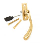 33335 From The Anvil Polished Brass Slim Peardrop Espag. - LH