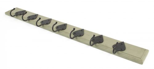 Click Here To Enlarge This Photo Of 83747 From The Anvil Cottage Coat Rack - Beeswax & Olive Green