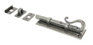 33076 From The Anvil Pewter Patina 6" Shepherd's Crook Universal Bolt