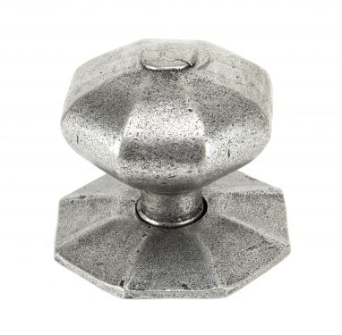 Click Here To Enlarge This Photo Of 83778 From The Anvil Pewter Octagonal Centre Door Knob 80mm