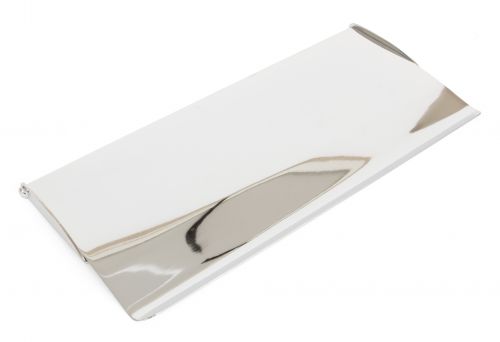 Click Here To Enlarge This Photo Of 33063 From The Anvil Polished Chrome Small Letterplate Cover - 265x130mm