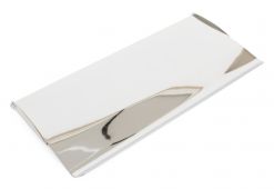33063 From The Anvil Polished Chrome Small Letterplate Cover - 265x130mm