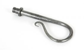 33708 From The Anvil Shepherd's Crook Finial  - Pewter Patina