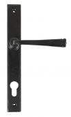 33033 From The Anvil Avon Slimline Lever Espag. Lock Set - Black  - 92mm Centres - 212mm Screw Centres