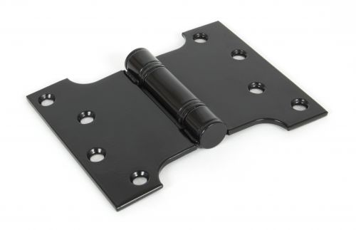Click Here To Enlarge This Photo Of 33045 From The Anvil Black 4'' x 3" x 5" Ball Bearing Parliament Hinge