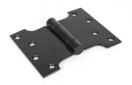 33045 From The Anvil Black 4'' x 3" x 5" Ball Bearing Parliament Hinge