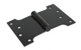 33047 From The Anvil Black 4''x 4" x 6" Ball Bearing Parliament Hinge