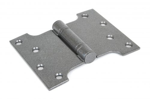 Click Here To Enlarge This Photo Of 33046 From The Anvil Pewter 4'' x 3" x 5" Ball Bearing Parliament Hinge