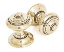 83864 From The Anvil Aged Brass Elmore Concealed Mortice Knob Set