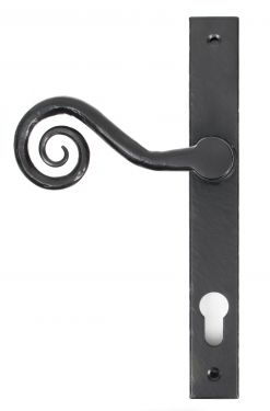 Click Here To Enlarge This Photo Of 33037R From The Anvil Black Monkeytail Slimline Lever Espag. Lock Set - RH - 92mm Centres - 212mm Screw Centres