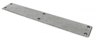 33390 From The Anvil Pewter Plain Fingerplate 400x66mm