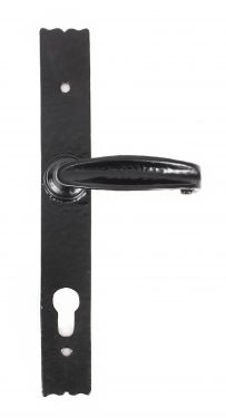Click Here To Enlarge This Photo Of 73143 From The Anvil Black Cottage Lever Espag. Lock Set  - 92mm Centres - 191mm Screw Centres