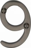 C1567 9-MB Heritage Brass Numeral 9 Face Fix 51mm (2") Matt Bronze Finish